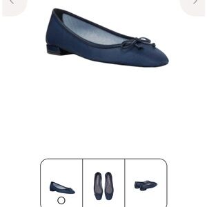 Stuart Weitzman Navy Blue Ballet Flats